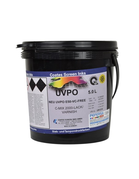Serie UVPO - Tinta de Serigrafía de endurecimiento UV