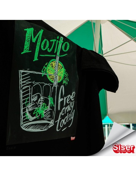 Blackboard - Vinilo térmico textil de Corte de efecto pizarra