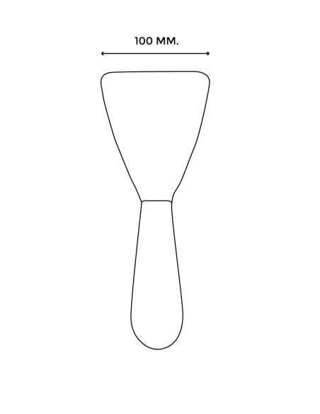 Mestre de serigrafia INOX N.100 Spatula