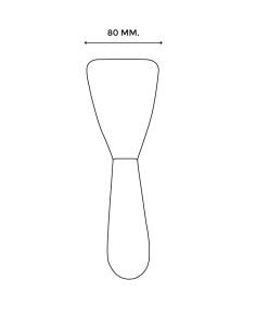 Mestre de serigrafia INOX N.80 Spatula 2