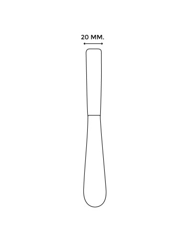 Master INOX N.20 Spatule de sérigraphie
