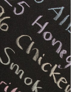 Chalk Talk Whiteboard - Vinyle de signalisation