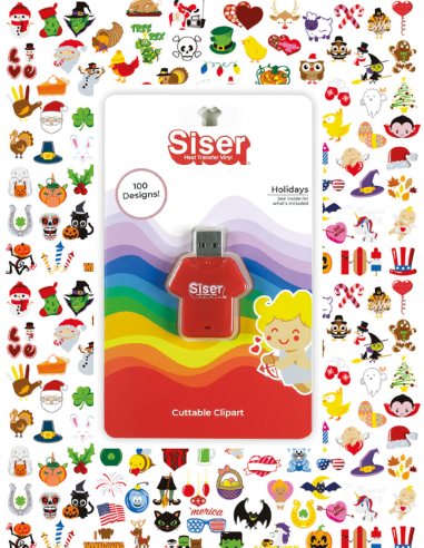 Pack de 3 USB con diseños de corte