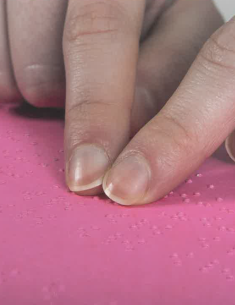 Efecto relieve - Efecto braille