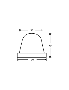 Tampón Rojo 902 (55 x 90 mm.) para Tampografía 2