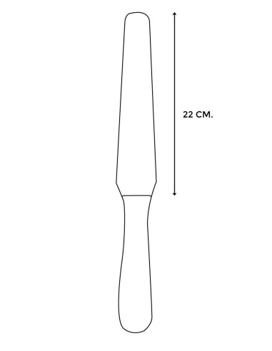 Spatule en acier inoxydable N.8 pour la sérigraphie
