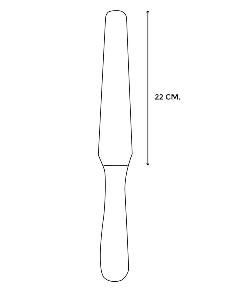 Spatule en acier inoxydable N.8 pour la sérigraphie