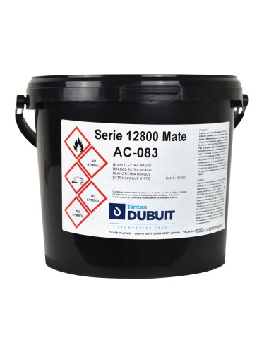 Serie 12800 Mate blanco - Tinta de serigrafía de base solvente