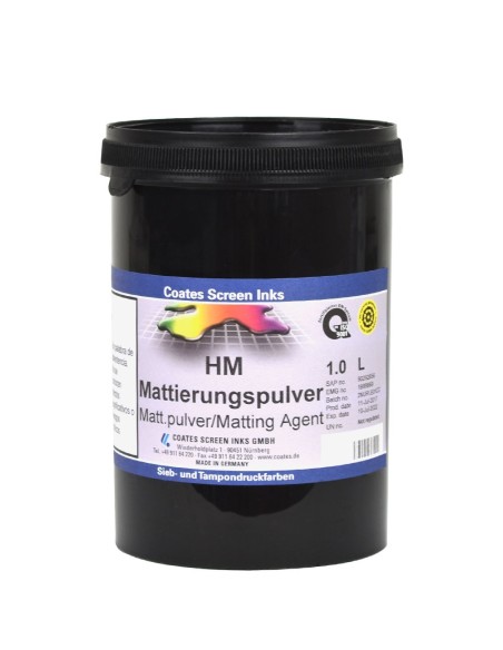Poudres tonifiantes pour la sérigraphie