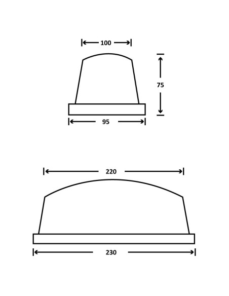 Tampon rouge 020 (100 x 220 mm.) Plus doux pour la tampographie