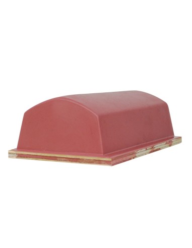 Tampon rouge 020 (100 x 220 mm.) Plus doux pour la tampographie
