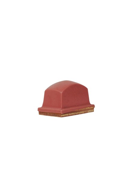 Tampão Vermelho 031 (100 x 110 mm.) Macio para tampografia