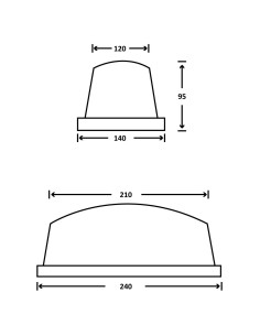 Tampon rouge 055 (120 x 210 mm.) Souple pour la tampographie 2