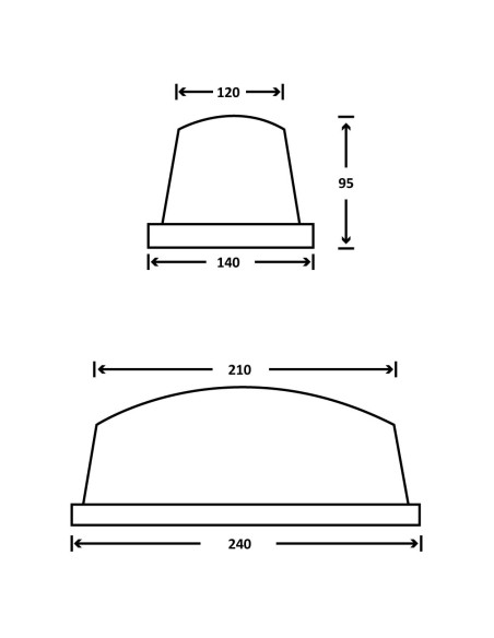 Tampon rouge 055 (120 x 210 mm.) Souple pour la tampographie