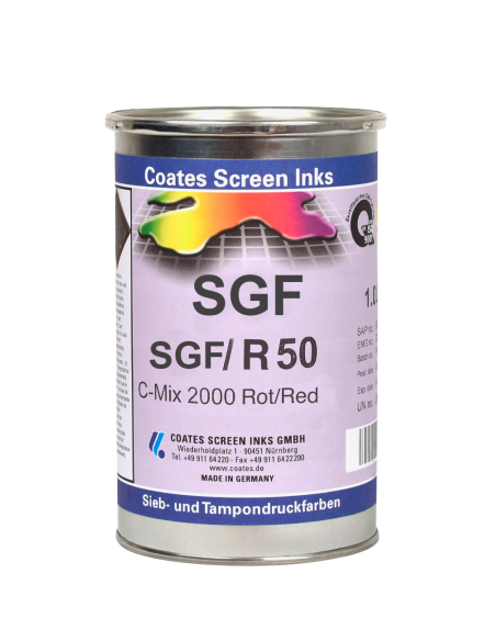 Série SGF - Tinta serigrafia à base de solvente