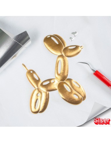 Easy Puff Metallic - Vinilo térmico textil de Corte