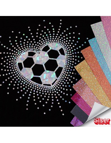 Holographique - Vinyle de découpe textile thermique