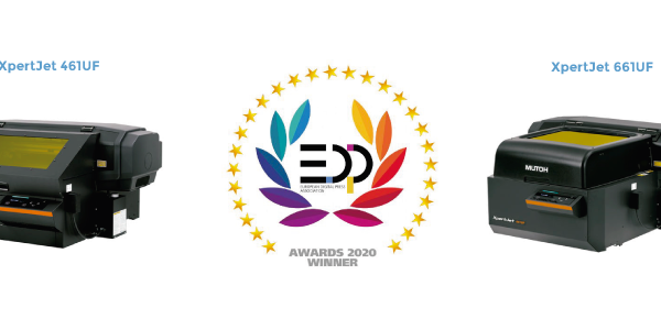 Les imprimantes LED UV XpertJet de MUTOH reçoivent le prix EDP